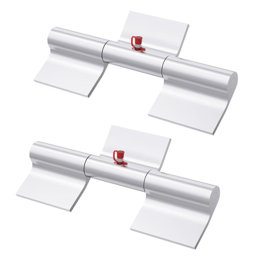 SAQXK 2pcs 9 Inch Aluminum Hinges Weld on for Trailer Truck Ramp Door