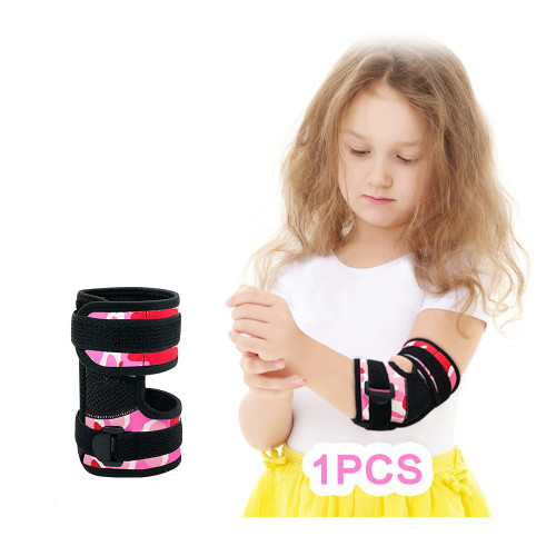 Zelen Thumb Sucking Stop for Kids Thumb Guard Nail Biting Treatment for Kids Toddlers Finger Sucking Stop Biting Nails Prevention Anti Thumb Sucking Child Elbow Immobilizer Brace (1PCS)