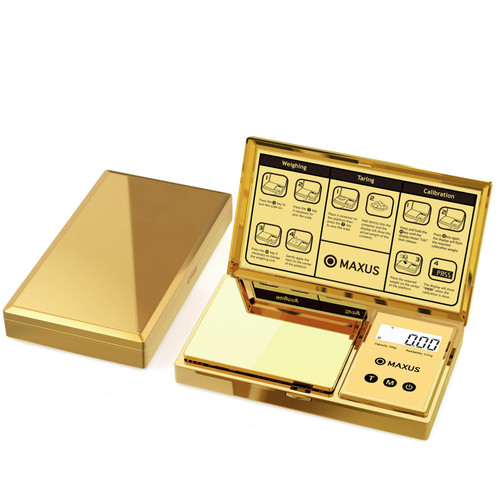 MAXUS Digital Gram Scale 200g x 0.01g, Gold Pocket Scale for Jewelry, Food