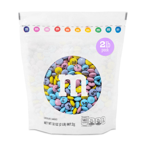 M&M'S Easter Milk Chocolate Candy, 2 lb Bulk Resealable Bag
