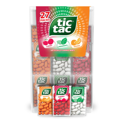 Tic Tac Mints Bulk Variety Pack, 27 Packs, 17.14 Oz