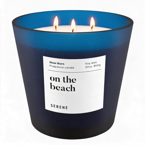 Hidden Label On The Beach Soy Candle, 30 oz, 3-Wick