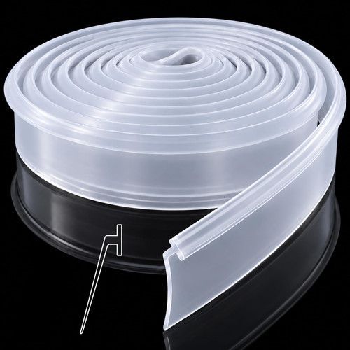 Treela 108 Inch Angled T-Slot 1/4'' Shower Door Seal Strip