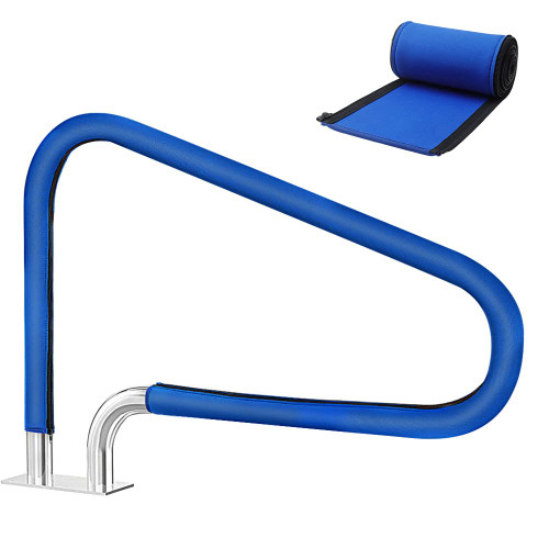 Pool Handrail Cover, 4 Feet Swimming Pool Hand Railing Covers with Zipper