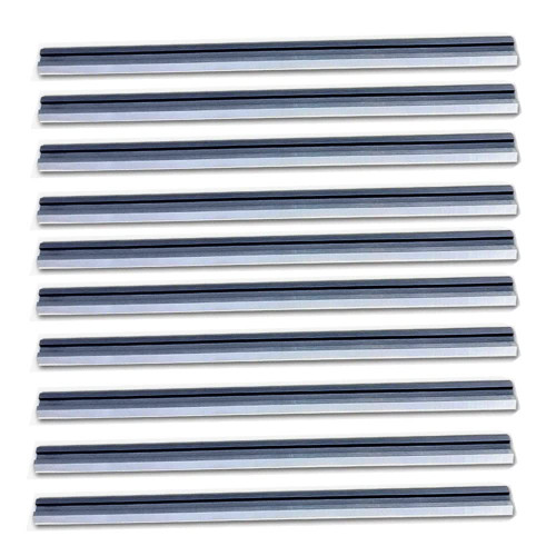 FOXBC 3-1/4 Inch Planer Blades, 10 Pack 82mm Planer Blades Replacement for Bosch, Makita, DeWalt, Wen 6530, Ryobi, Craftsman and More 3-1/4 Hand Portable Planers (HSS)