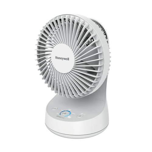 Honeywell QuietSet 5 Oscillating Table Fan, White, HTF337W