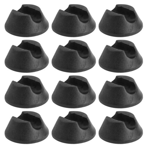 TEHAUX Chair Feet Protectors Table Feet Covers for Hairpin Legs Non-Skid Silicone Chair Foot Pads Floor Protectors for Hardwood Tile Laminate 16 Pack