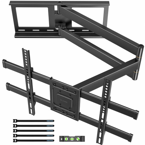 BONTEC Corner TV Wall Mount with Extra Long 40.9” Extension Arm,Tilt Swivel