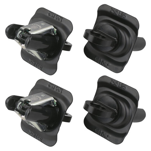 Tie Down Anchor for Truck Bed Rail System 23146899 4pcs Compatible with 2014-2025 Chevy Silverado/GMC Sierra 1500 2500 3500 Colorado Canyon Cargo Bed Accessories Parts