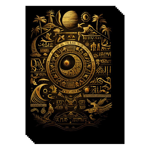 ArtDuel Yugioh Card Sleeves - Book of Pharaoh - 50ct