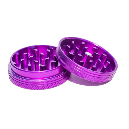 2.2-Inch Manual Aluminum Spice Mill for Culinary Spices, Purple