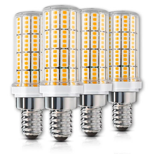 E12 LED Candelabra Light Bulbs, 200W Equivalent Chandelier Bulbs, 3000K Daylight White Non-Dimmable E12 LEDs Bulbs, 20W LED Light Bulb for Chandeliers, Ceiling Fan, Pendant, Wall sconces, Pack of 4