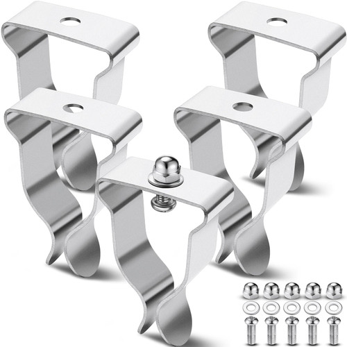 Tandefio 5 Sets Window Well Cover Clips Outside, 2.36'' x 1.57'' x 0.8''
