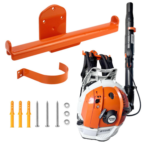 Backpack Blower Rack with Tube Hook, 1 Pack Backpack Blower Wall Mount
