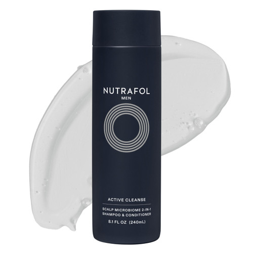 Nutrafol Men's 2-in-1 Shampoo and Conditioner for Thinning Hair, 8.1 Fl Oz
