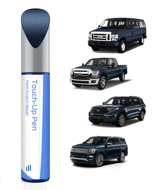 PARTS4EV N1 Blue Jeans Metallic Touch Up Paint Compatible with Ford Exact Match–Chips and Nicks Touch Up