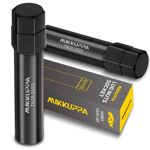 MIKKUPPA 10 Spline Lug Nut Key, Alloy Steel, Black, 2 Pack