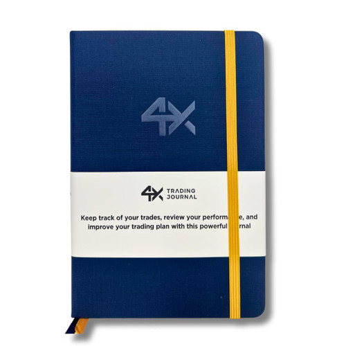 4X Trading Journal for Day Traders | Trade Log Book for Stocks, Forex, Options, Crypto | 12 Week Plan with 80 Trades | Trading Accessories | Neuroscience Based with Guided Trading Plan | Traders Gift