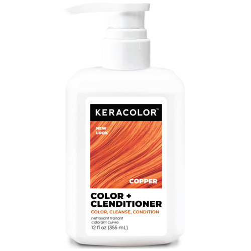 Keracolor Color + Clenditioner, Semi-Permanent Hair Color, Copper, 12 Fl Oz