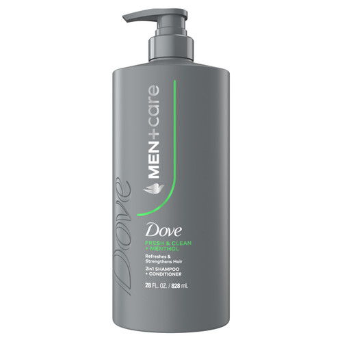 Dove Men Fresh & Clean 2-in-1 Shampoo & Conditioner with Menthol 28oz