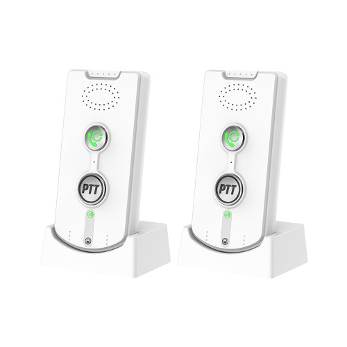 2Pcs Intercoms Wireless for Home Voice Bidirectional Caller Home Ultra Long Distance Portable Wireless Voice Interphone Elderly Caller Room to Room Communication Intercom Two Way Ringtone Call