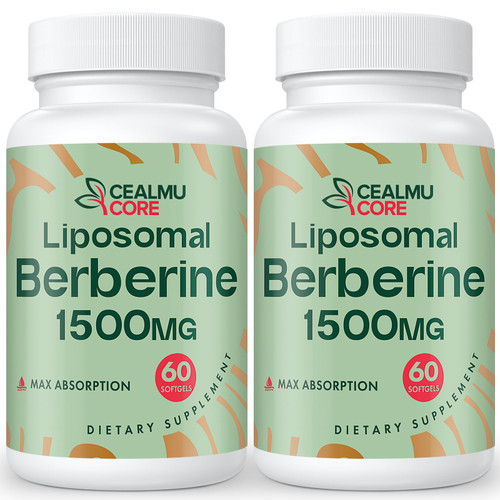 Liposomal Berberine HCL - High Bioavailability Berberines Supplement,2 Pack