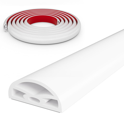 78” White Shower Threshold Water Dam Stopper for Dry Wet Separation
