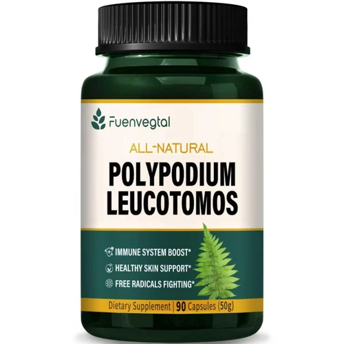 Fuenvegtal Polypodium Leucotomos Extract Capsules for Immune & Skin Health