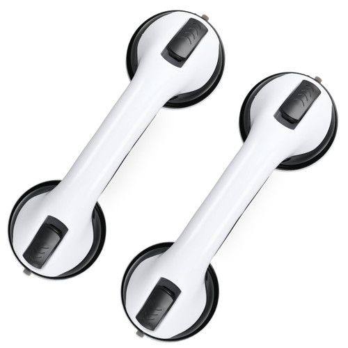 MCDEX Grab Bars for Shower, 12 Inch Shower Handle for Seniors, 2 Pack