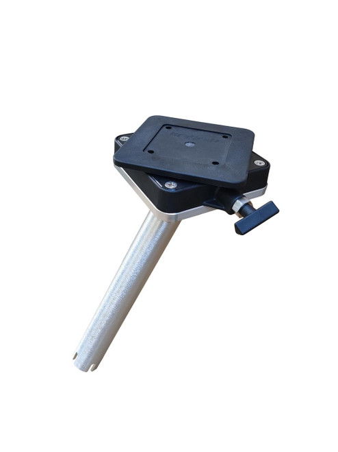 Brocraft Aluminum Downrigger Gimbal Mount with Low-Profile Swivel Mounting Base/Downrigger Swivel Base/Downrigger Swivel Mount for Boat Rod Holder/Gimbal Mount Downrigger Mount