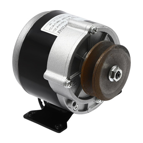 12V 250W Gear Reduction Electric Motor, 2750rpm Speed Powerful Electric Motor with Belt Pulley, Gear Motor for Scooters, E-Bikes, Electric Cars, Tricycles, Scooters, Seeders