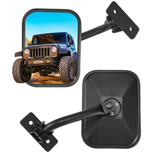 JOYTUTUS Mirrors Doors Off Compatible with Wrangler TJ JK JKU 1997-2018