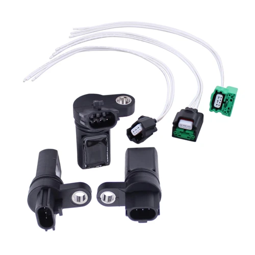 CPS Camshaft Crankshaft Position Sensor w/Wiring Harness Connectors Kit
