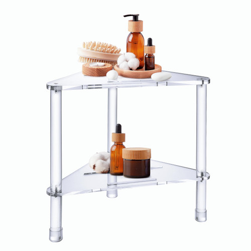 humberboat Acrylic Corner Shower Stool for Shaving Legs for Inside Shower