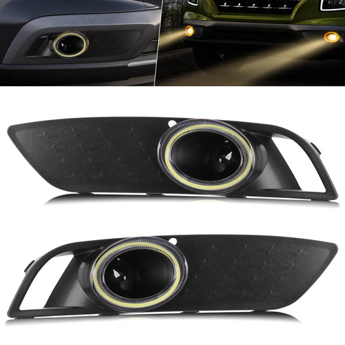 MotorFansClub LED Front Bumper Fog Light Fit for Hyundai Venue 2020-2022