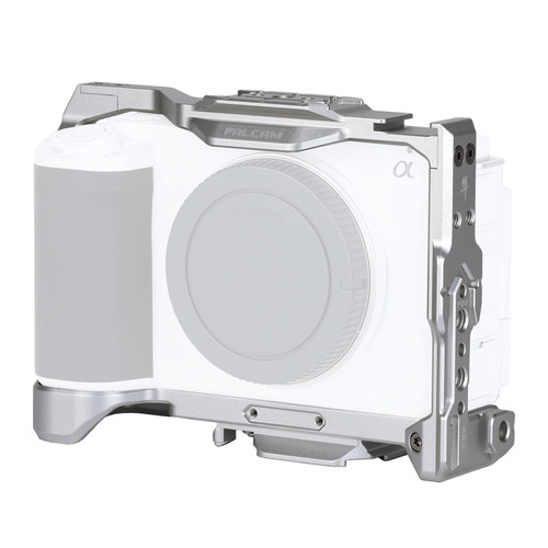 FALCAM ZV-E1 Full Camera Cage for Sony ZV-E1,Silver,Compaitable with F22,F38 and F50 Quick Release System-C00B3501W
