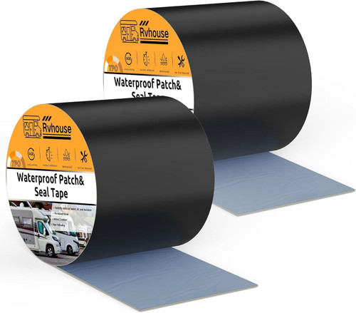 Rvhouse RV Roof Patch and Seal Tape, 4 in x 13 ft, 1 Pack