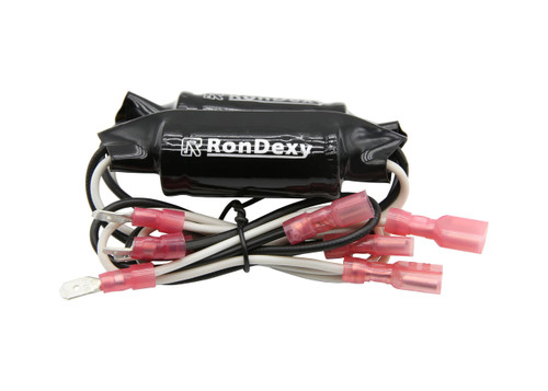 RonDexy RDBB-150 Pair of Bass Blocker/Passive Crossover Protect car Audio 8-12inch Speaker Filters Out 0-150Hz (4 Ohms) White and Black Wire 265UF