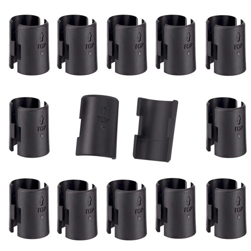 Wire Shelf Clips - Wire Shelving Shelf Lock Clips for 1" Post Shelvings-Shelving Sleeves Replacements for Wire Shelving System Plastic Accessories Parts,26Pack
