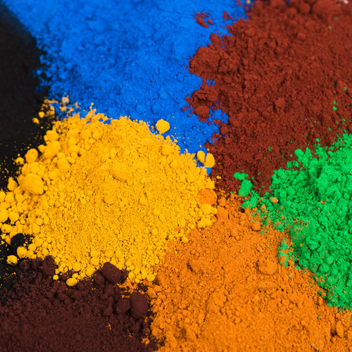 GOODTAKE 7 Colors Iron Oxide Powder | Concrete Pigment | Concrete Color Pigment For Cement, Brick, Tile, Clay, Lime, Mortar, Grout, Plaster | Cement Dye - 4 oz Each Bottle