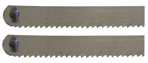 19" Butcher Handsaw Replacement Blades for Meat Cutting - Cozzini Cutlery Imports - Choose 2 Pack or 4 Pack (2 Pack)