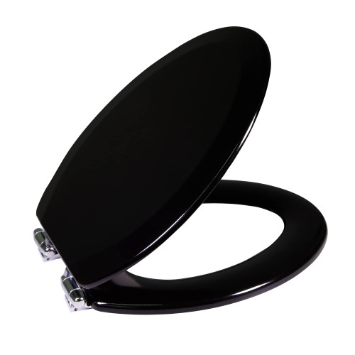 Design House Dalton Elongated Toilet Seat, Black