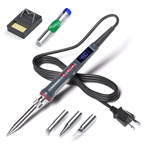 HANDSKIT 200W LED Soldering Iron Kit, 110V Soldering Kit for Electronics