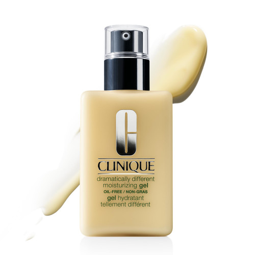 Clinique Dramatically Different Moisturizing Gel | Oil-Free Face Moisturizer For Combination Oily to Oily Skin Types | Step 1 in 3-Step Skin Care Routine, 6.7 Fl Oz