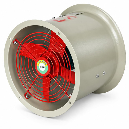 Pipeline Exhaust Fan, 12" 1450rpm Pipe Paint Fumes Exhaust Fan