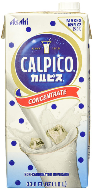 CALPICO, Non-Carbonated Beverage Concentrate, Hint of Citrus Flavor, No Artificial Colors Or Preservatives, Unique Sweet and Tangy Asian Drink, (Pack of 1)