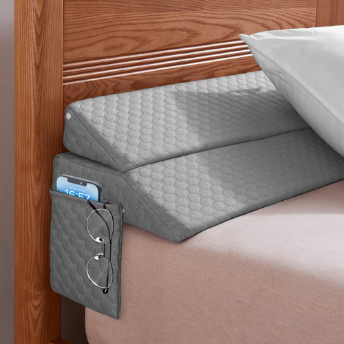EUHAMS King Bed Wedge Pillow, Mattress Gap Filler for Headboard