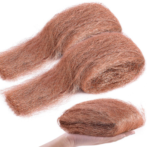 Teenyyou 2 Pcs 3.5 Ounce Copper Wool Pads