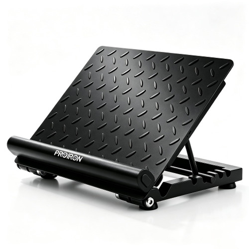 PROIRON Steel Slant Board for Calf Stretching，Calf Stretcher Slant Board for Squats 4 Adjustable Incline Angles，Incline Board 660lbs Weight Capacity for Ankle Stretching Training Home Gym
