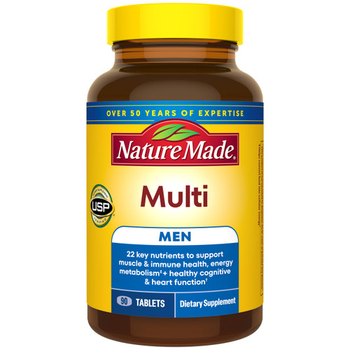 Nature Made Multivitamin for Him, Mens Multivitamin, 90 Tablets